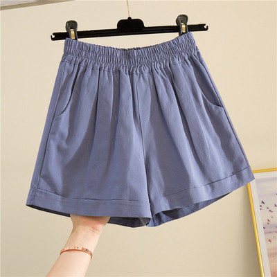 Pantaloni scurți casual dama cu elastic si buzunare