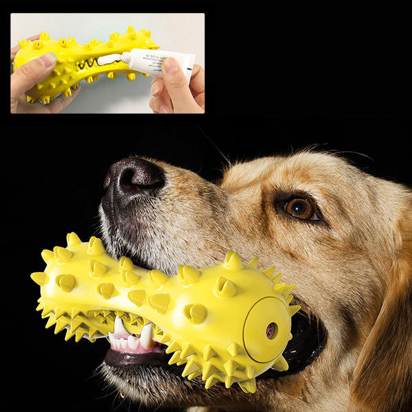 Perie-jucărie din cauciuc pentru curățarea dinților animalelor de companie