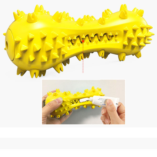 Perie-jucărie din cauciuc pentru curățarea dinților animalelor de companie