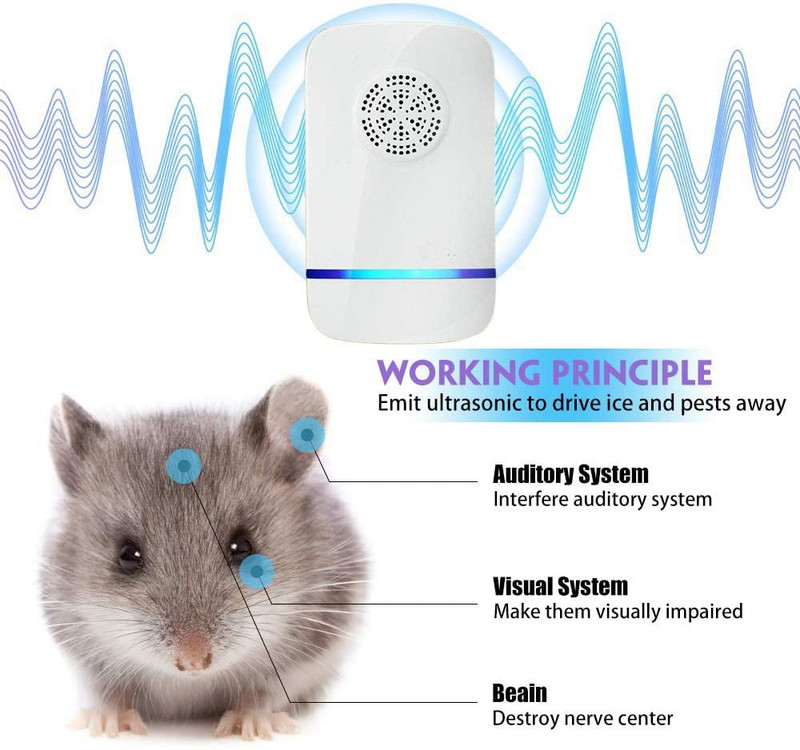 Ultrazvučni uređaj za tjeranje komaraca, žohara, muha, glodavaca