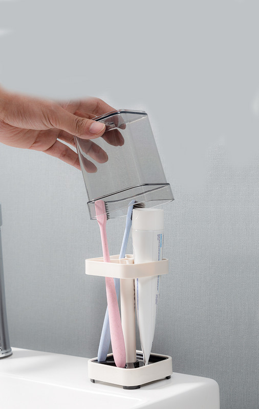 Puodelių laikiklis tinkamas dantų šepetėliui ir dantų pastai