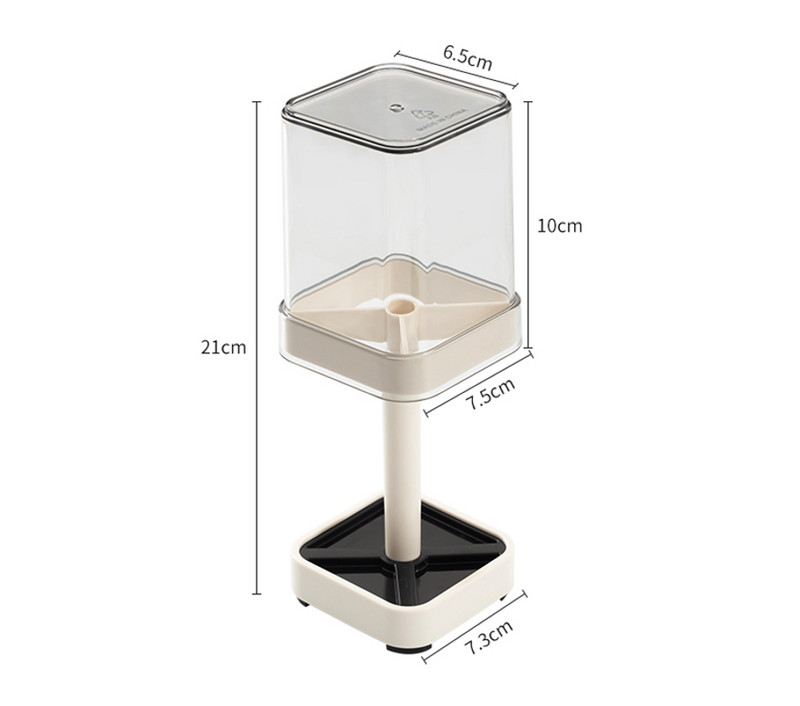 Puodelių laikiklis tinkamas dantų šepetėliui ir dantų pastai