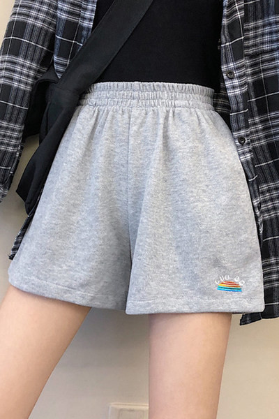 Pantaloni scurți casual, cu talie elastică