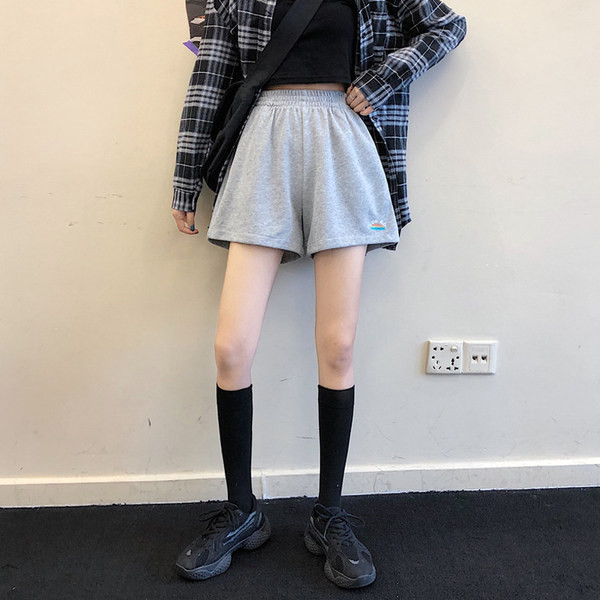 Pantaloni scurți casual, cu talie elastică