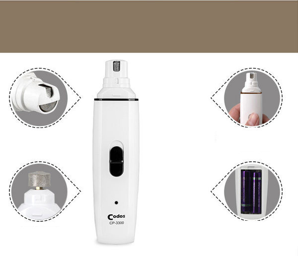 Νυχοκόπτης  με μπαταρία,  χωρίς καλώδιο για κατοικίδια