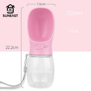 Pārnēsājama ūdens pudele, kas piemērota suņiem un kaķiem