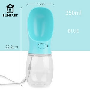 Pārnēsājama ūdens pudele, kas piemērota suņiem un kaķiem