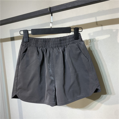 Γυναικεία έκο δερμάτινα σορτς με ελαστική μέση