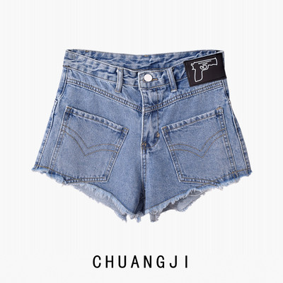 Γυναικεία σορτς τζιν με τσέπη
