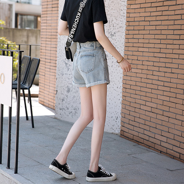 Pantaloni scurți casual dama in doua culori