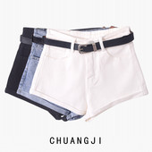 Γυναικεία σορτς τζιν με ελαστικό