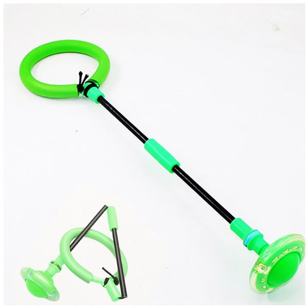 Vaikiškas aerobikos prietaisas su šviesos elementu