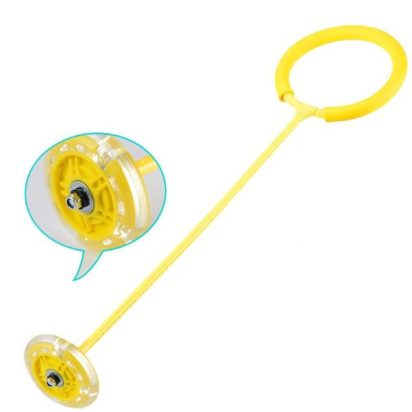 Vaikiškas aerobikos prietaisas su šviesos elementu