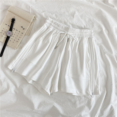 Casual κοντό σορτς από κορμάκι με ελαστική μέση