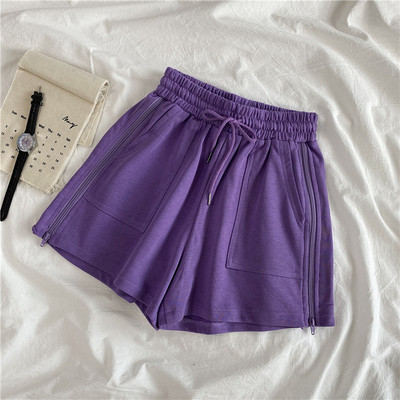 Casual κοντό σορτς από κορμάκι με ελαστική μέση