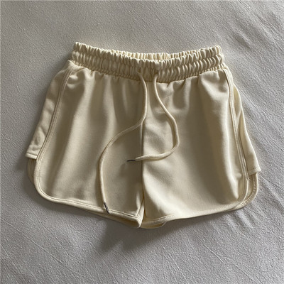 Pantaloni scurți din bumbac cu talie elastică