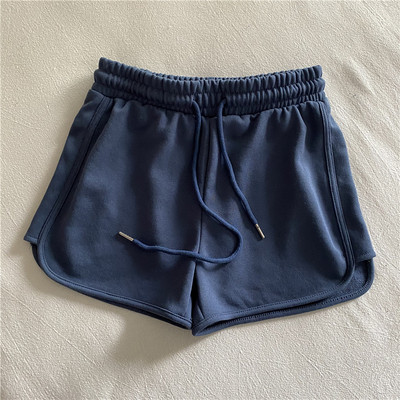 Pantaloni scurți din bumbac cu talie elastică