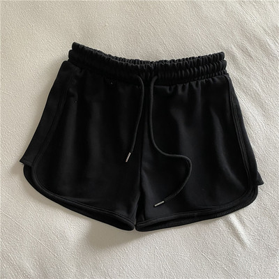 Pantaloni scurți din bumbac cu talie elastică