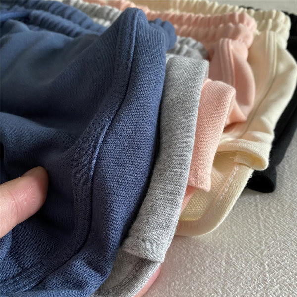 Pantaloni scurți din bumbac cu talie elastică