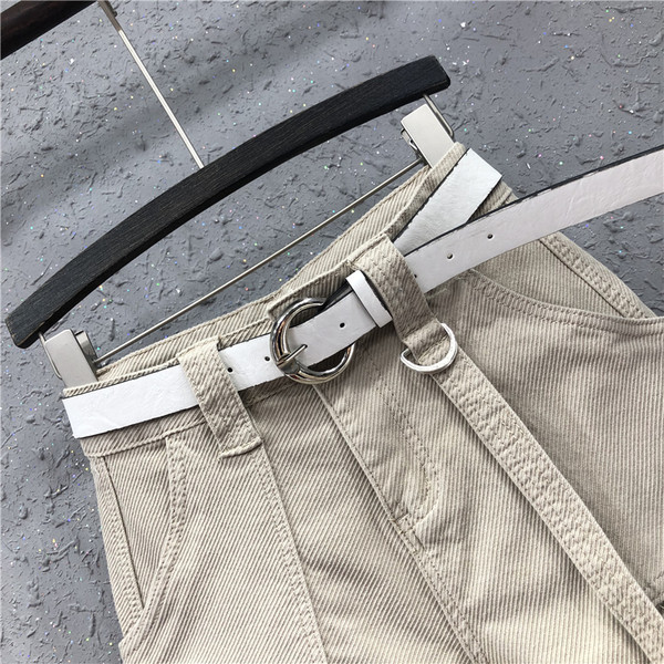 Pantaloni scurți casual din denim cu buzunare