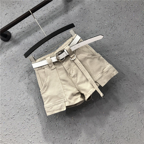 Pantaloni scurți casual din denim cu buzunare