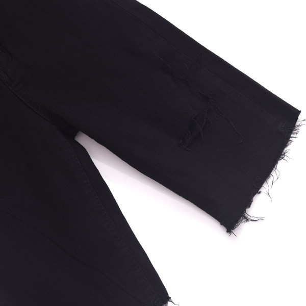 Sieviešu džinsi līdz ceļiem ar augstu vidukli