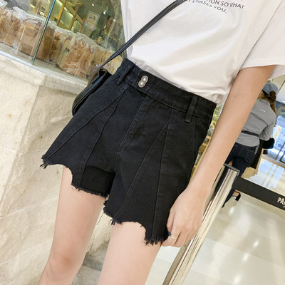 Ikdienas sieviešu šorti ar džinsa saitēm