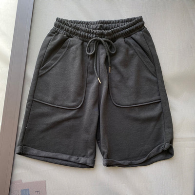 Βαμβακερά σορτς πάνω από το γόνατο με τσέπες και κορδόνια