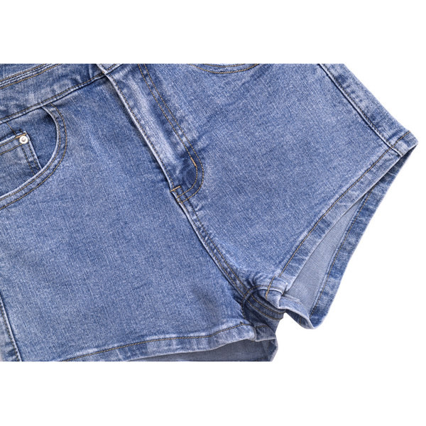 Κοντό τζιν γυναικείο με ψηλή μέση