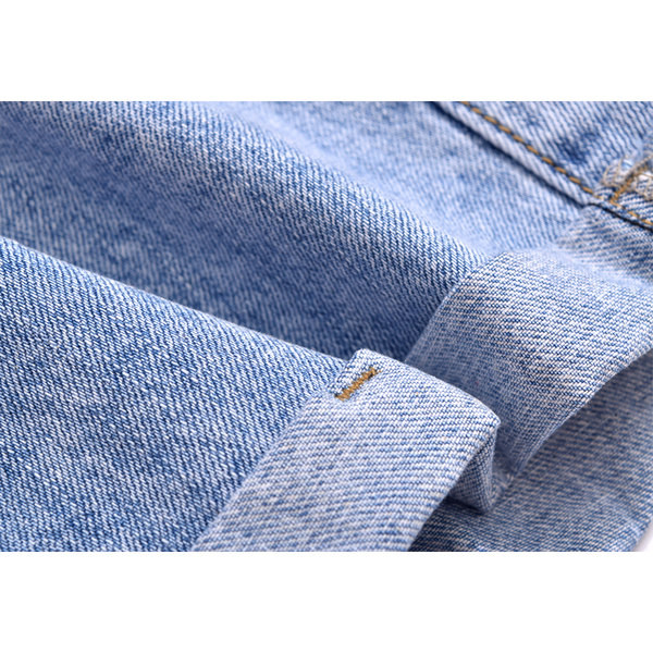 Κοντό τζιν γυναικείο με ψηλή μέση