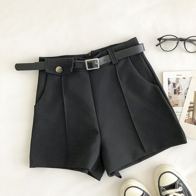 Γυναικείο παντελόνι με ζώνη και τσέπες