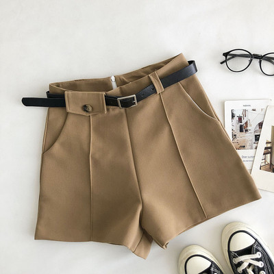 Γυναικείο παντελόνι με ζώνη και τσέπες