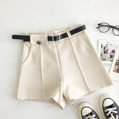 Γυναικείο παντελόνι με ζώνη και τσέπες