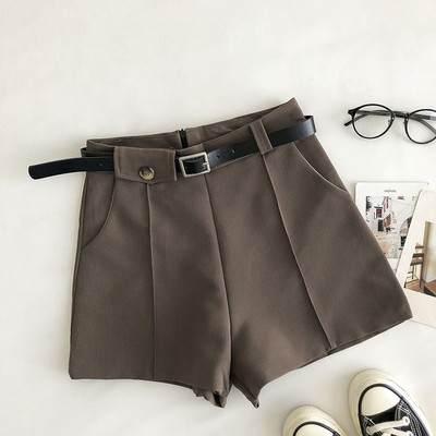 Γυναικείο παντελόνι με ζώνη και τσέπες