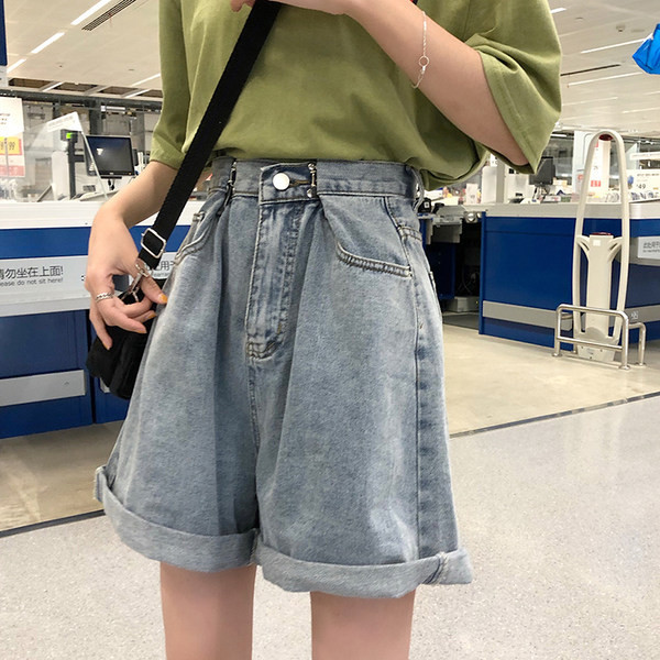 Ženske široke traperice s visokim strukom