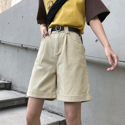 Νέο γυναικείο παντελόνι με ψηλή μέση σε μαύρο και μπεζ χρώμα