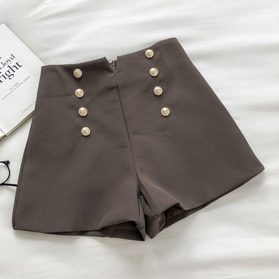 Σορτς με κουμπιά και γραμμή Α