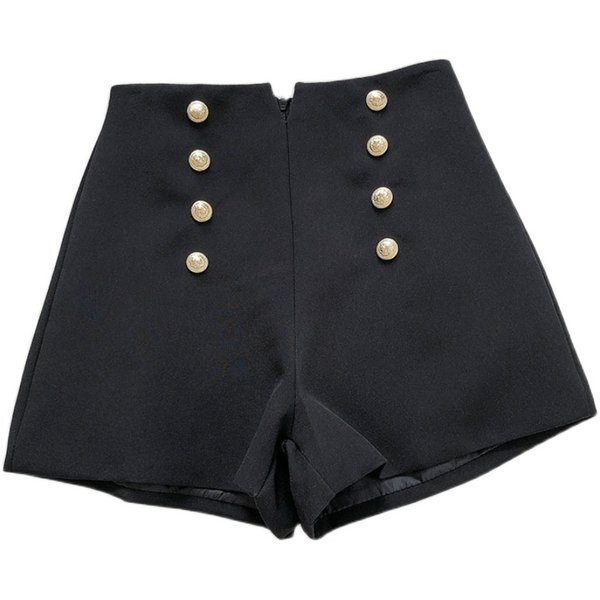 Σορτς με κουμπιά και γραμμή Α