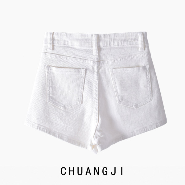 Pantaloni scurți de vară de damă cu buzunare