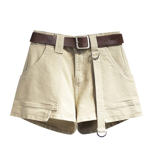 Novi model ženskih traperica sa bež remenom