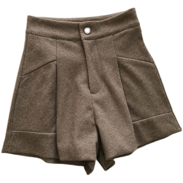 Ženske kratke hlače s džepovima i gumbima