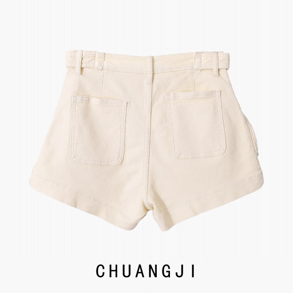 Ženske kratke hlače s patentnim zatvaračima sa strane