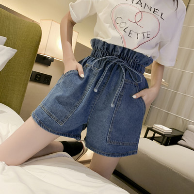 Novi model ženskih kratkih hlača s elastičnim strukom u crnoj i plavoj boji