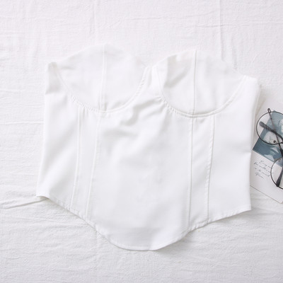 Μοντέρνα γυναικεία μπούστο με κορδόνια στην πλάτη σε διάφορα χρώματα