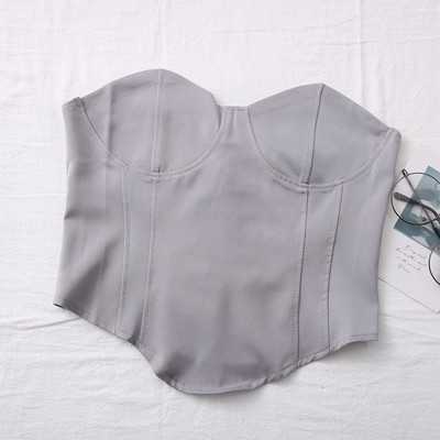 Μοντέρνα γυναικεία μπούστο με κορδόνια στην πλάτη σε διάφορα χρώματα