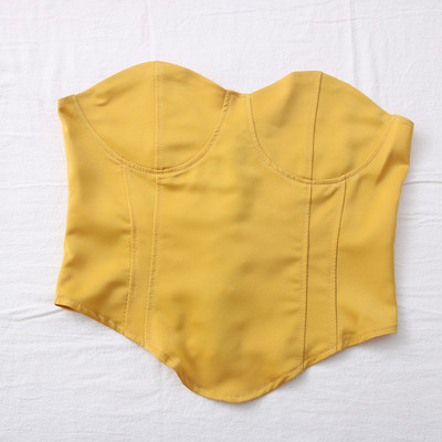 Μοντέρνα γυναικεία μπούστο με κορδόνια στην πλάτη σε διάφορα χρώματα