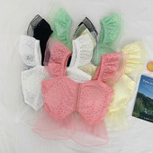 Maieu modern de damă cu tul și bretele largi