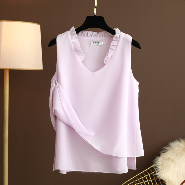 Naiste elegantne V-kaelusega topp