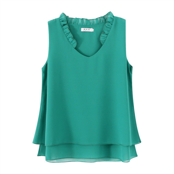 Naiste elegantne V-kaelusega topp