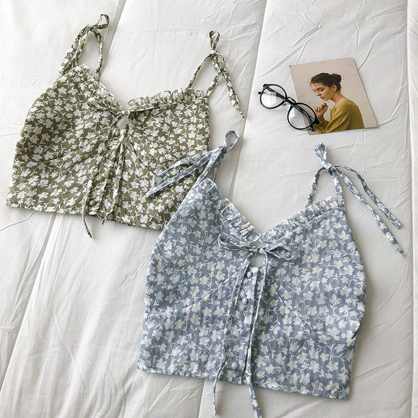 Maieu modern de damă cu cravate și motive florale